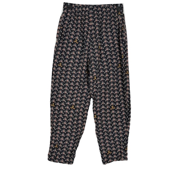 Osklen Brazil Pull On Drawstring Bug Insect Viscose Jogger Style Pant P/XS - Picture 2 of 11